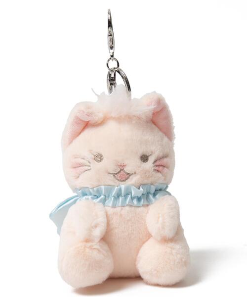 WEGO（ウィゴー）の「WEGO/おめかしcatぬいぐるみキーホルダー（キーホルダー・レディース・ホワイト/パープル/ピンク・FREE）」の13枚目の写真