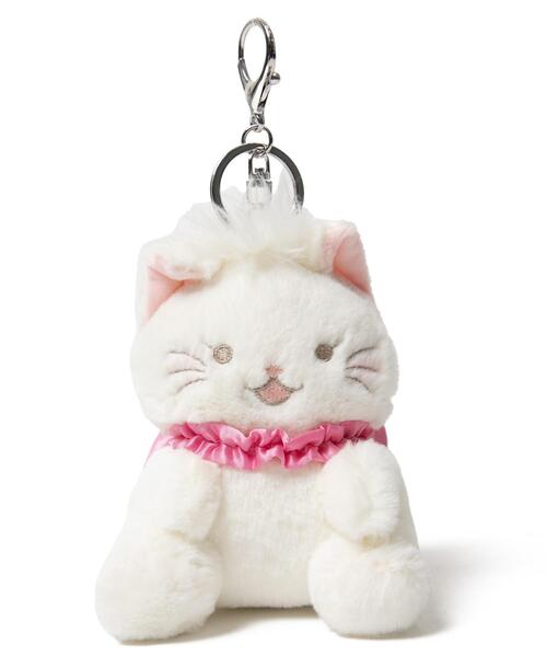 WEGO（ウィゴー）の「WEGO/おめかしcatぬいぐるみキーホルダー（キーホルダー・レディース・ホワイト/パープル/ピンク・FREE）」の12枚目の写真
