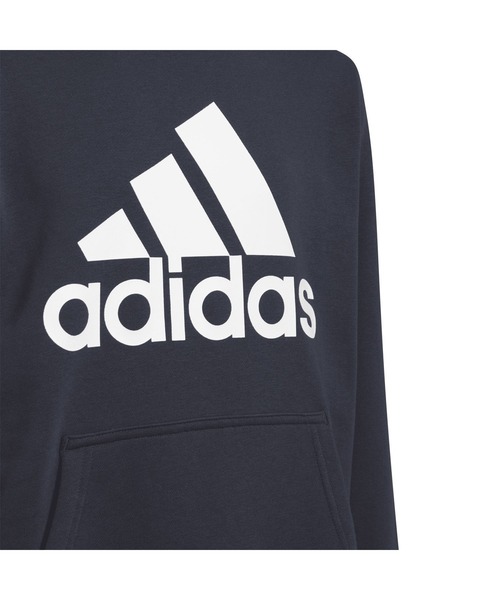 adidas（アディダス）の「アディダス adidas キッズ エッセンシャルズ プラス ルーズフィット ビッグロゴ フレンチテリー スウェットシャツ（スウェット・キッズ・グレー/ブラック/ネイビー/ブルー系その他/ラベンダー/レッド・110cm/120cm/130cm/140cm/150cm/160cm）」の8枚目の写真