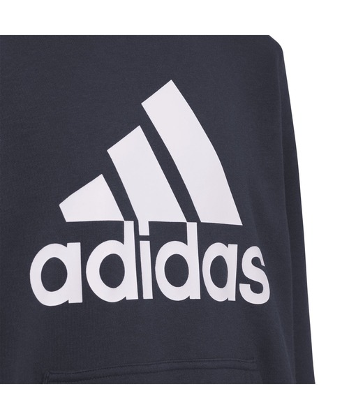 adidas（アディダス）の「アディダス adidas キッズ エッセンシャルズ プラス ルーズフィット ビッグロゴ フレンチテリー スウェットシャツ（スウェット・キッズ・グレー/ブラック/ネイビー/ブルー系その他/ラベンダー/レッド・110cm/120cm/130cm/140cm/150cm/160cm）」の10枚目の写真