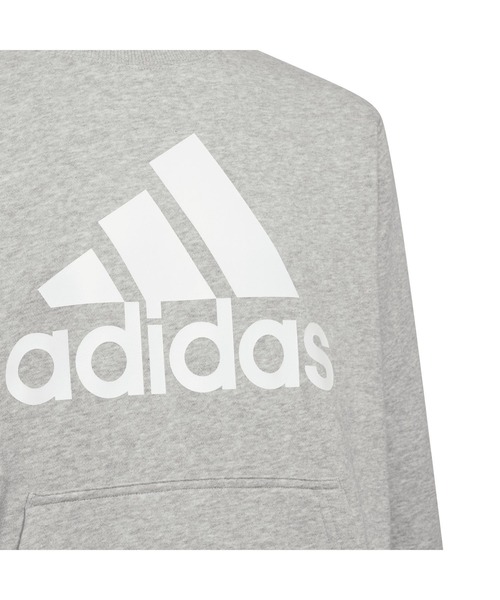 adidas（アディダス）の「アディダス adidas キッズ エッセンシャルズ プラス ルーズフィット ビッグロゴ フレンチテリー スウェットシャツ（スウェット・キッズ・グレー/ブラック/ネイビー/ブルー系その他/ラベンダー/レッド・110cm/120cm/130cm/140cm/150cm/160cm）」の14枚目の写真