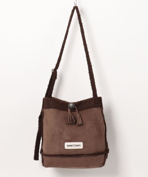 【MINNETONKA】ミネトンカ MT SUEDE BOA SHOULDER BAG（スエードボア ショルダーバッグ）（ショルダーバッグ）｜Parade（パレード）