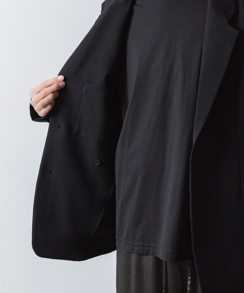 VEIN （ヴェイン）の「PE カルゼ 2B JKT / PE KERSEY 2B JKT（テーラードジャケット・メンズ・ブラック/ライトベージュ/グレー・1/2/3）」の21枚目の写真