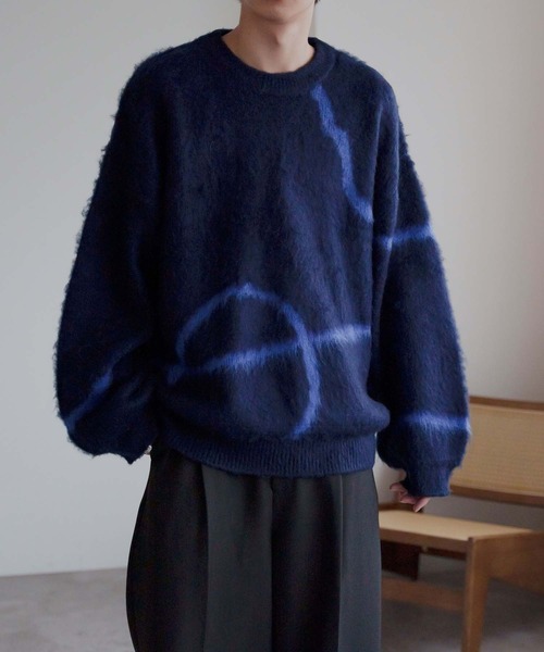 モヘアライクラインシャギーニット（ニット/セーター）｜epnok