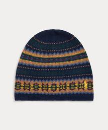 POLO RALPH LAUREN ケーブルニット ウールカシミヤ ハット POLO RALPH LAUREN（ポロ ラルフ ローレン）の「ケーブルニット