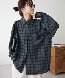 【WEB限定】チェックビッグシャツ