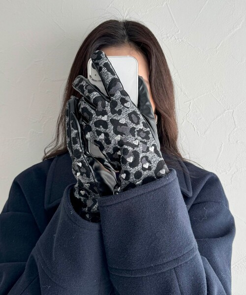 Casselini（キャセリーニ）の「【CASSELINI/キャセリーニ】 ジャガード柄×刺しゅうグローブ（手袋・レディース・ブラウン系その他/ブラック系その他/グレー系その他2/ベージュ系その他2・FREE）」の17枚目の写真