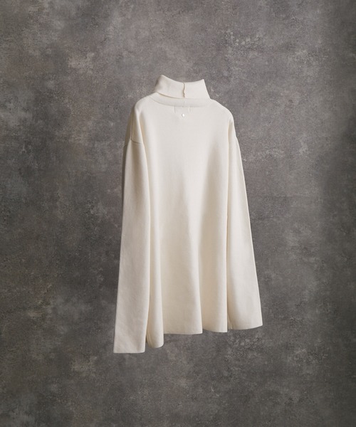 ADRER（アドラー）の「【24AW】extra quality turtle knit sweater / エクストラクオリティタートルニットセーター（ニット/セーター・メンズ・オフホワイト/ブラック・L/M/S/XS/XXS）」の4枚目の写真