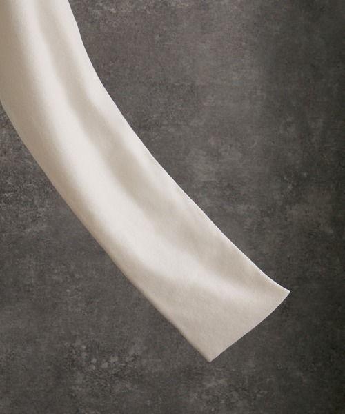 ADRER（アドラー）の「【24AW】extra quality turtle knit sweater / エクストラクオリティタートルニットセーター（ニット/セーター・メンズ・オフホワイト/ブラック・L/M/S/XS/XXS）」の8枚目の写真