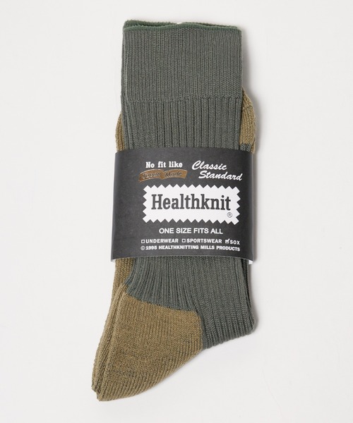 Healthknit(ヘルスニット)の「Healthknit/ヘルスニット リブパイル 靴下 2026新作 再入荷(ソックス/靴下・メンズ・カーキ/ブラック/ホワイト/ブルー/コーラル/パープル/ベージュ・25-27CM)」の20枚目の写真