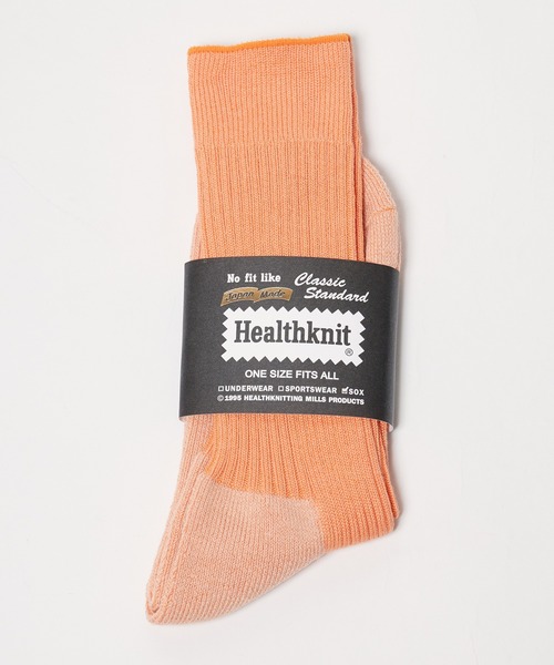 Healthknit(ヘルスニット)の「Healthknit/ヘルスニット リブパイル 靴下 2026新作 再入荷(ソックス/靴下・メンズ・カーキ/ブラック/ホワイト/ブルー/コーラル/パープル/ベージュ・25-27CM)」の9枚目の写真