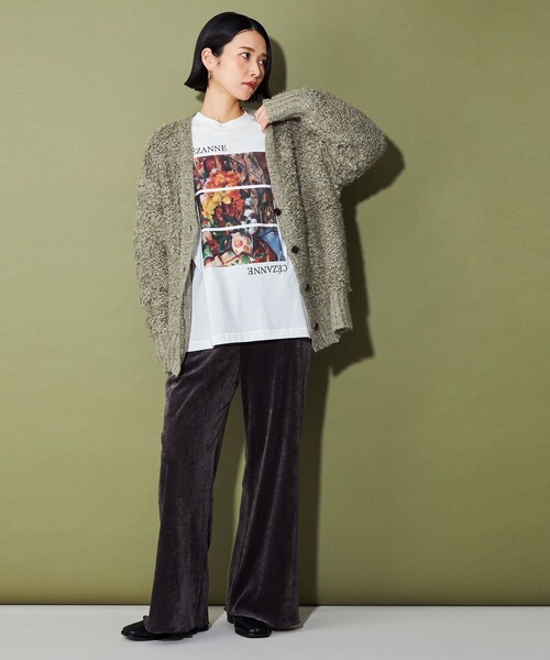 CITEN（シテン）の「＜CITEN＞ループフリンジカーディガン（カーディガン/ボレロ・レディース・ベージュ/ブラック/オフホワイト・FREE）」の11枚目の写真