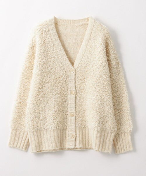 CITEN（シテン）の「＜CITEN＞ループフリンジカーディガン（カーディガン/ボレロ・レディース・ベージュ/ブラック/オフホワイト・FREE）」の15枚目の写真