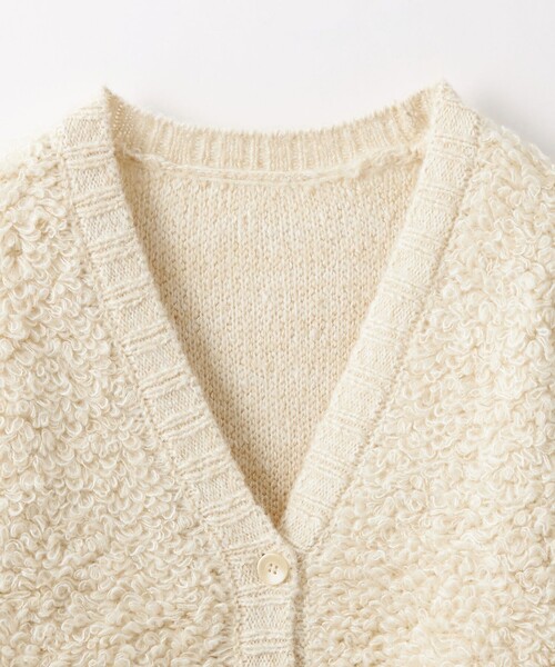 CITEN（シテン）の「＜CITEN＞ループフリンジカーディガン（カーディガン/ボレロ・レディース・ベージュ/ブラック/オフホワイト・FREE）」の17枚目の写真