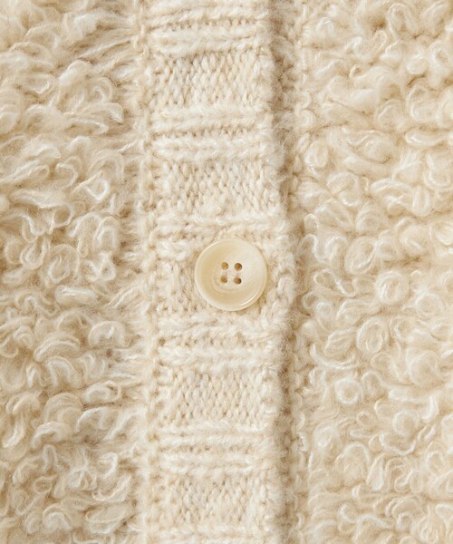 CITEN（シテン）の「＜CITEN＞ループフリンジカーディガン（カーディガン/ボレロ・レディース・ベージュ/ブラック/オフホワイト・FREE）」の19枚目の写真