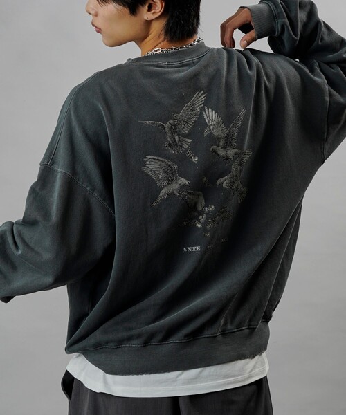 【セール】PUBLUX/パブリュクス ANTE 別注 Instinct バックプリント裏毛スウェット【限定展開】（スウェット）｜PUBLUX（パブリュクス）