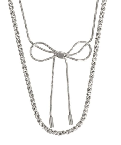 MURUA（ムルーア）の「2WAYリボンチョーカー（チョーカー・レディース・シルバー・FREE）」の4枚目の写真