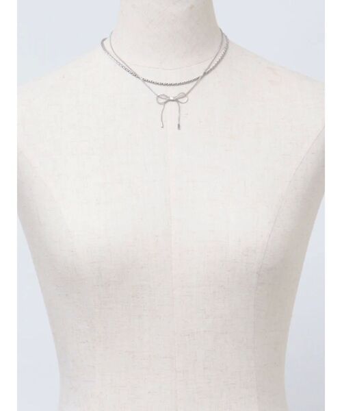 MURUA（ムルーア）の「2WAYリボンチョーカー（チョーカー・レディース・シルバー・FREE）」の9枚目の写真