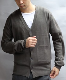 ８(eight)（エイト）の「カシミヤタッチVネックカーディガン（カーディガン/ボレロ）」