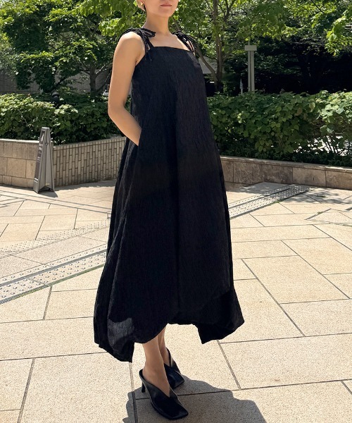 JENNE（ジェンヌ）の「ジャガードドーリーバルーンドレス（ワンピース・レディース・ブラック/イエロー・SMALL/MEDIUM/LARGE）」の8枚目の写真