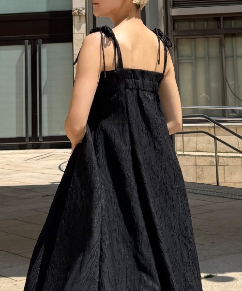 JENNE（ジェンヌ）の「ジャガードドーリーバルーンドレス（ワンピース・レディース・ブラック/イエロー・SMALL/MEDIUM/LARGE）」の10枚目の写真