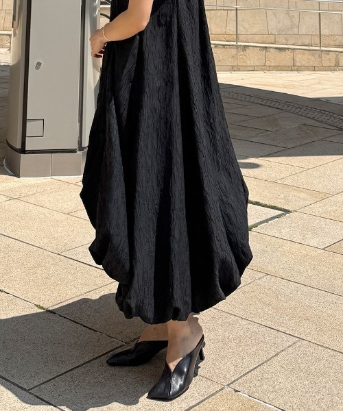 JENNE（ジェンヌ）の「ジャガードドーリーバルーンドレス（ワンピース・レディース・ブラック/イエロー・SMALL/MEDIUM/LARGE）」の11枚目の写真