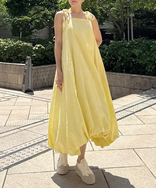 JENNE（ジェンヌ）の「ジャガードドーリーバルーンドレス（ワンピース・レディース・ブラック/イエロー・SMALL/MEDIUM/LARGE）」の15枚目の写真