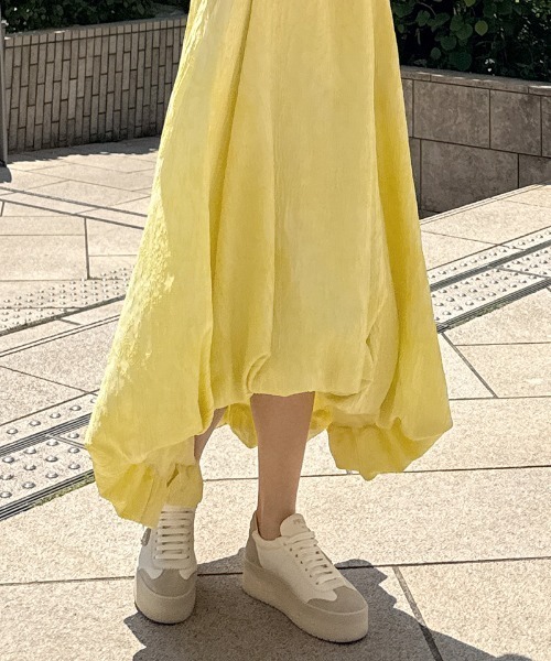 JENNE（ジェンヌ）の「ジャガードドーリーバルーンドレス（ワンピース・レディース・ブラック/イエロー・SMALL/MEDIUM/LARGE）」の18枚目の写真