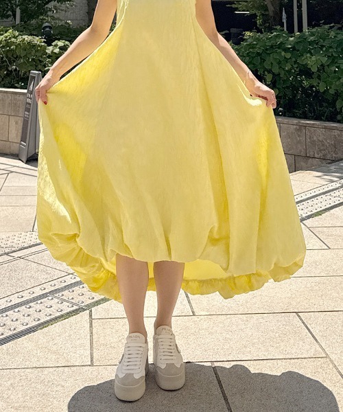 JENNE（ジェンヌ）の「ジャガードドーリーバルーンドレス（ワンピース・レディース・ブラック/イエロー・SMALL/MEDIUM/LARGE）」の22枚目の写真