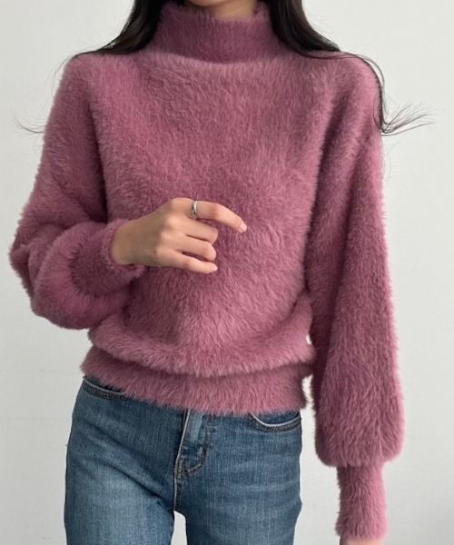 セール】ハイネックシャギーニット（ニット/セーター）｜GEMEDA