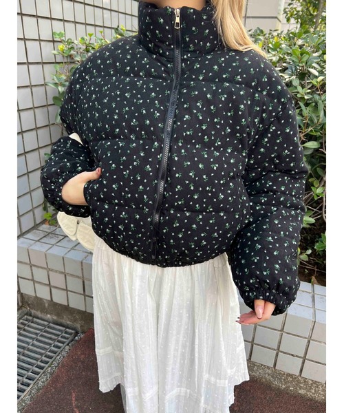 WC（ダブル シー）の「リトルフラワーコーデュロイジャケット（ブルゾン・レディース・アイボリー/ブラック・FREE）」の13枚目の写真