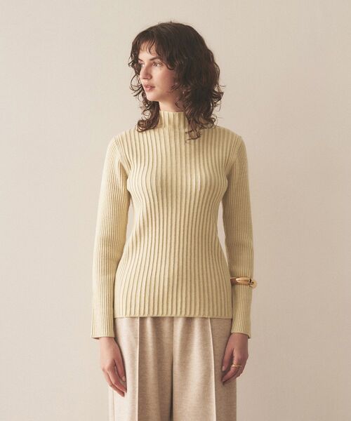 【セール】【洗える】ワイドリブニットプルオーバー（ニット/セーター）｜cloenc（クロエンス）