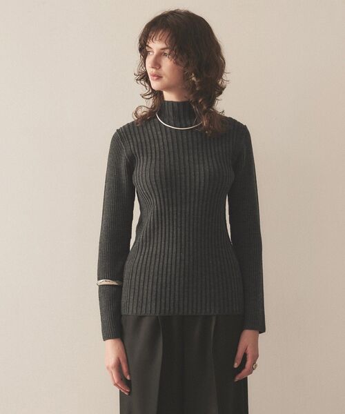 【セール】【洗える】ワイドリブニットプルオーバー（ニット/セーター）｜cloenc（クロエンス）