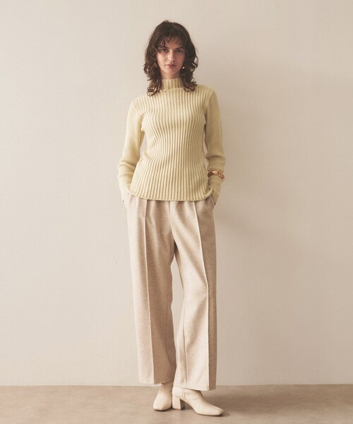【セール】【洗える】ワイドリブニットプルオーバー（ニット/セーター）｜cloenc（クロエンス）