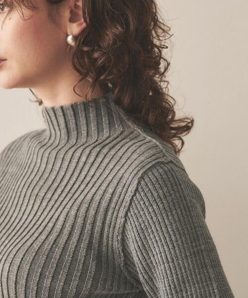 【セール】【洗える】ワイドリブニットプルオーバー（ニット/セーター）｜cloenc（クロエンス）