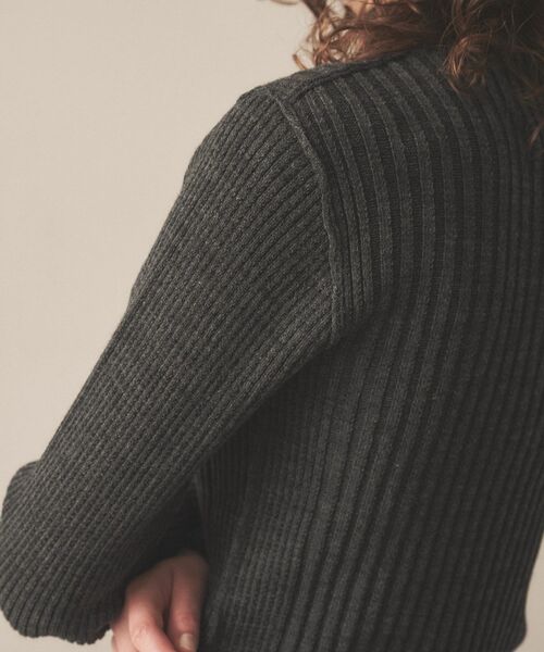 【セール】【洗える】ワイドリブニットプルオーバー（ニット/セーター）｜cloenc（クロエンス）