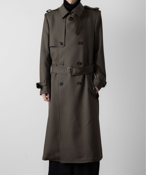 ato（アトウ）の「WOOL TRENCH COAT（トレンチコート）」 - WEAR