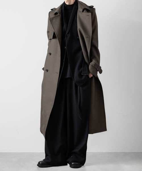 WOOL TRENCH COAT（トレンチコート）｜ato（アトウ）の