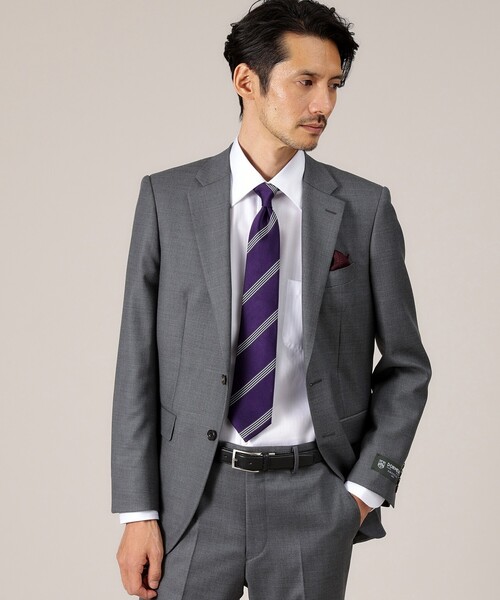 TAKEO KIKUCHI（タケオキクチ）の「【Made in JAPAN】24Qty Satin シルクネクタイ（ネクタイ・メンズ・ネイビー系2/グリーン系その他4/シルバー系2/パープル系その他/ブルー系7・00）」の20枚目の写真