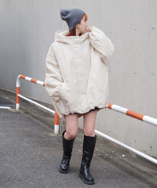 tiptop(ティップトップ)の「【ZOZO限定アイテム】ナイロンモンスターパーカーブルゾン(ブルゾン・レディース・アイボリー/ブラック・FREE)」の18枚目の写真