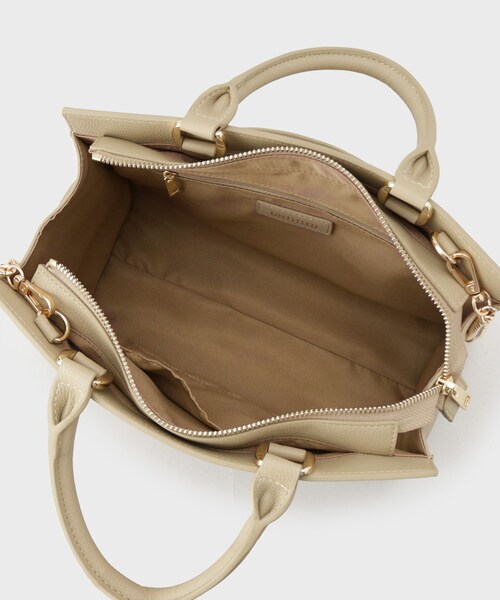 UNTITLED（アンタイトル）の「【セレモニー対応】ボクシーショルダー（ショルダーバッグ・レディース・ブラック/ベージュ/こしょう色系・99）」の12枚目の写真