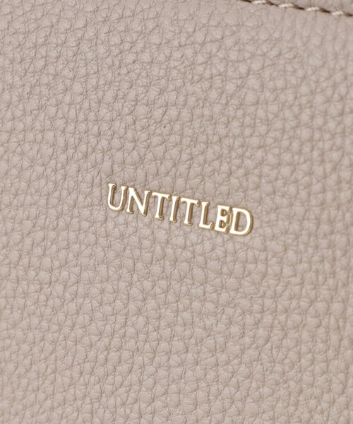 UNTITLED（アンタイトル）の「【セレモニー対応】ボクシーショルダー（ショルダーバッグ・レディース・ブラック/ベージュ/こしょう色系・99）」の18枚目の写真