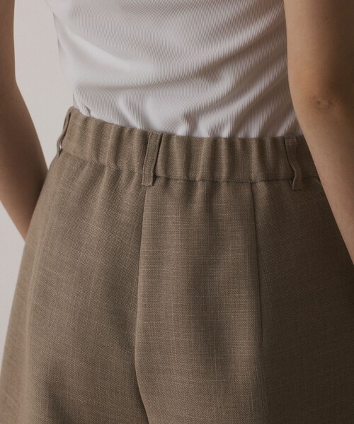 grace graceオーガニッコットンタイプライターショートパンツ ブラウン Soft typewriter cargo pant｜スリードッツ オフィシャル