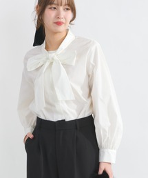 PICCIN | ブロードリボンタイブラウス(シャツ/ブラウス)