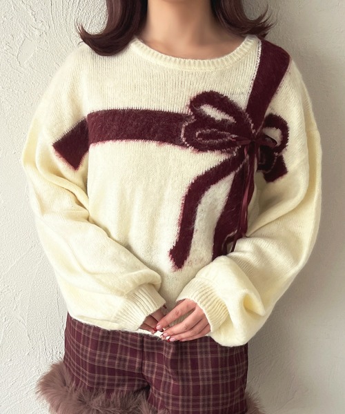 セール】ラッピングリボンニット【ZOZOTOWN限定アイテム】（ニット