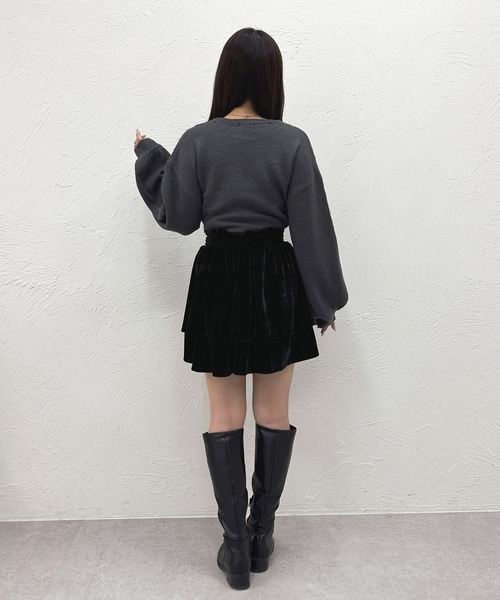 ご専用になりました！！お値下げしました美品✨ルネ黒りぼんニット34✨ セール】ラッピングリボンニット【ZOZOTOWN限定アイテム】（ニット