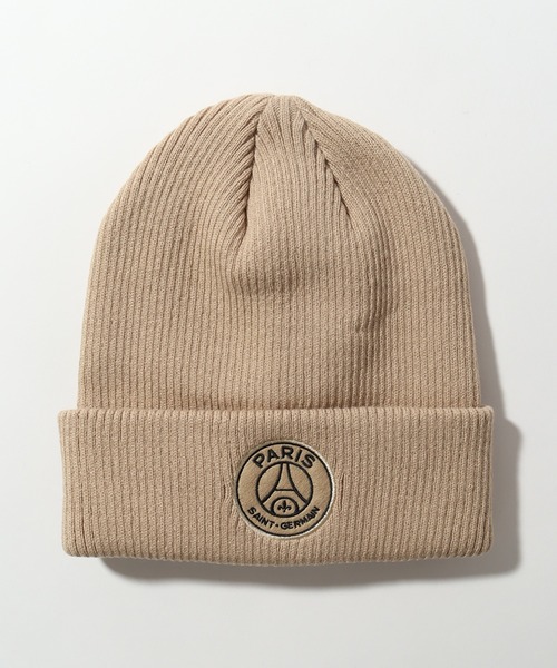PARIS SAINT-GERMAIN（パリサンジェルマン）の「【Paris Saint-Germain/パリサンジェルマン】ロゴエンブレム ニットキャップ（ニットキャップ/ビーニー・メンズ・ブラック/ベージュ・FREE）」の2枚目の写真