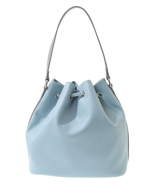 earth music&ecology（アースミュージックアンドエコロジー）の「バイカラーハンドルドロストバッグ（トートバッグ・レディース・ブルー/アイボリー/ブラック・FREE）」の19枚目の写真