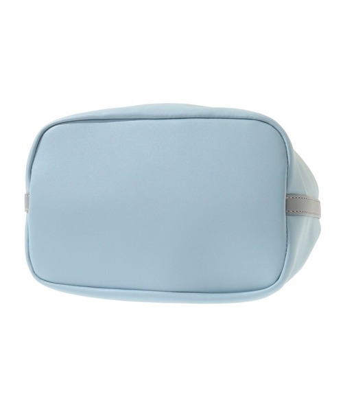 earth music&ecology（アースミュージックアンドエコロジー）の「バイカラーハンドルドロストバッグ（トートバッグ・レディース・ブルー/アイボリー/ブラック・FREE）」の17枚目の写真