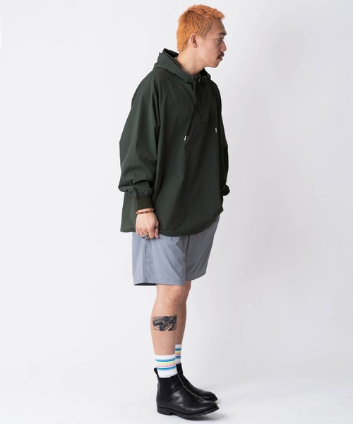 ANERD 弾丸アノラックパーカー ブラック S 防水 水を弾いて、丸めて収納。 弾丸コート&パーカー！ ANERD